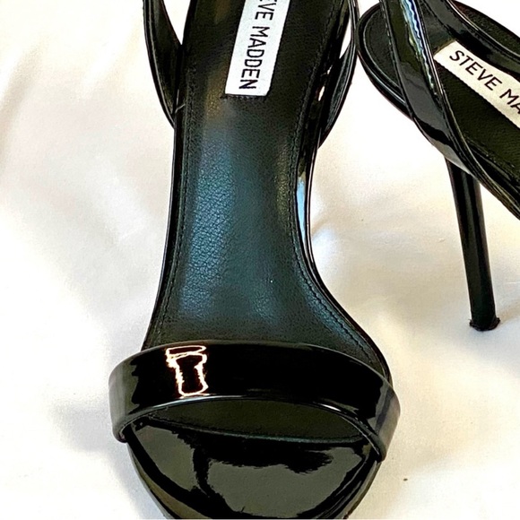 Steve Madden Black Patent Leather Heel/pump size 9.5 - Picture 1 of 11